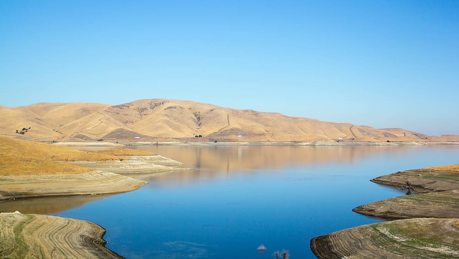 mountain, mountains, lake, landscape, nature, sky, travel, outdoor HD wallpaper