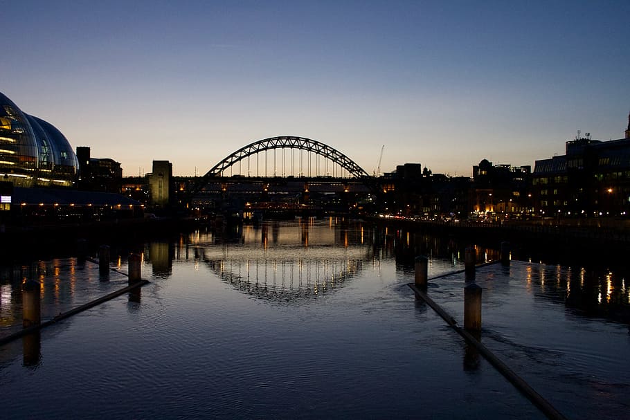 Newcastle Upon Tyne, Newcastle Quayside, river tyne, tyne bridge, HD wallpaper