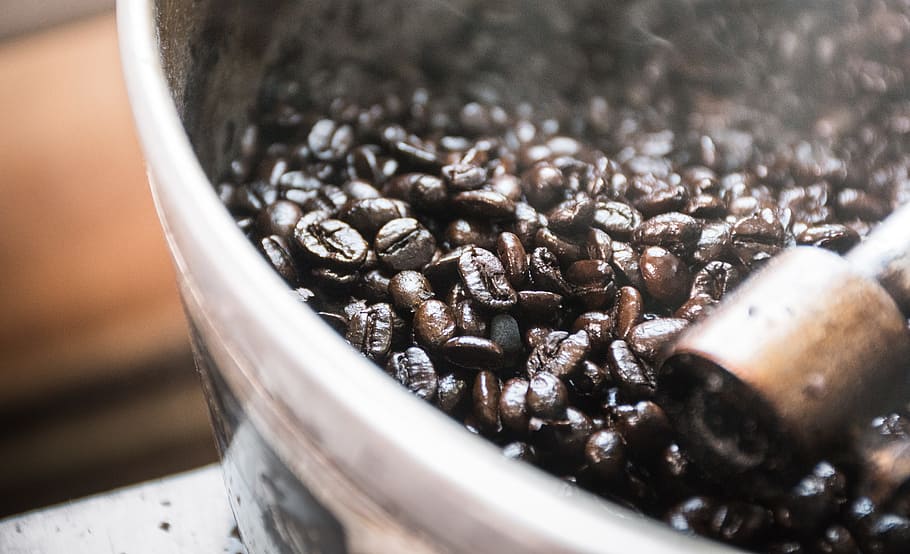 coffee, coffee bean, the process, beverage, delicious, sweet HD wallpaper