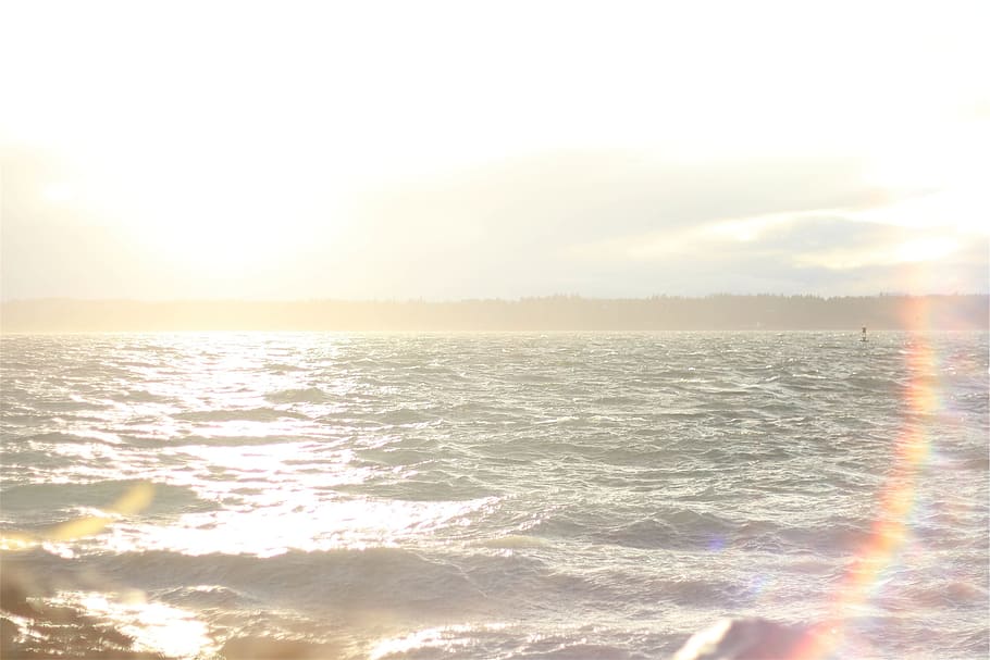 sun rays, sunshine, summer, ocean, sea, water, sky, scenics - nature HD wallpaper