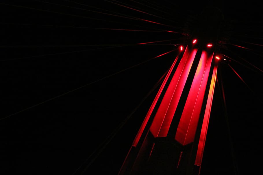 red, light, elegant, art, contrast, background, lights, night HD wallpaper