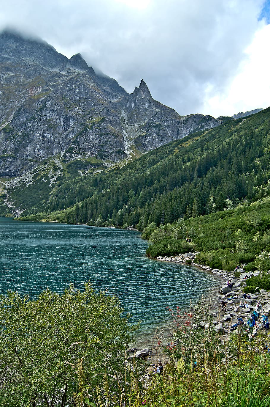 mountains, tatry, tourism, polish tatras, nature, ridge, lake, HD wallpaper