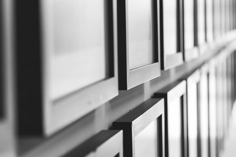 black wooden photo frames, depth, no people, architecture, close-up HD wallpaper