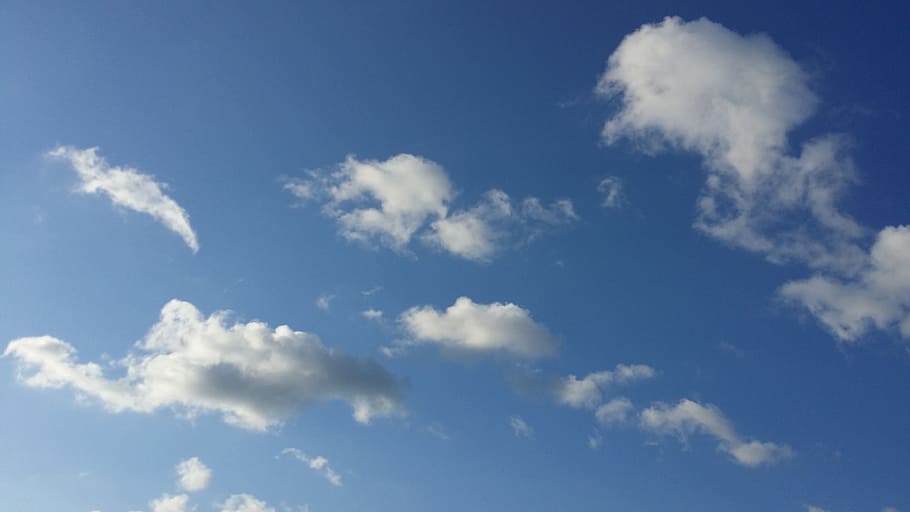 clouds, sky, blue, light, beauty, figures, imagination, cloud - sky HD wallpaper