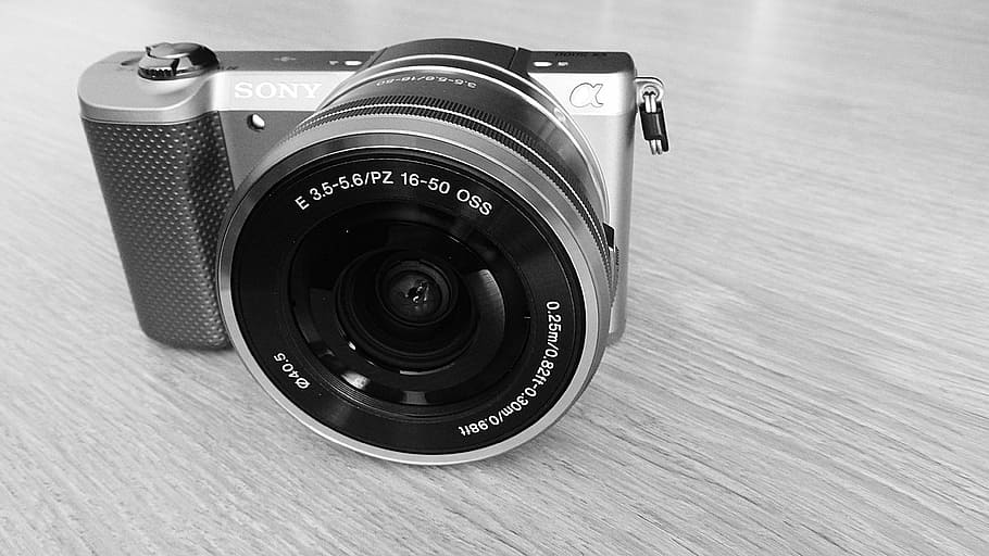 Digital Camera, Sony, sony camera, alpha-5000, camera - photographic equipment HD wallpaper