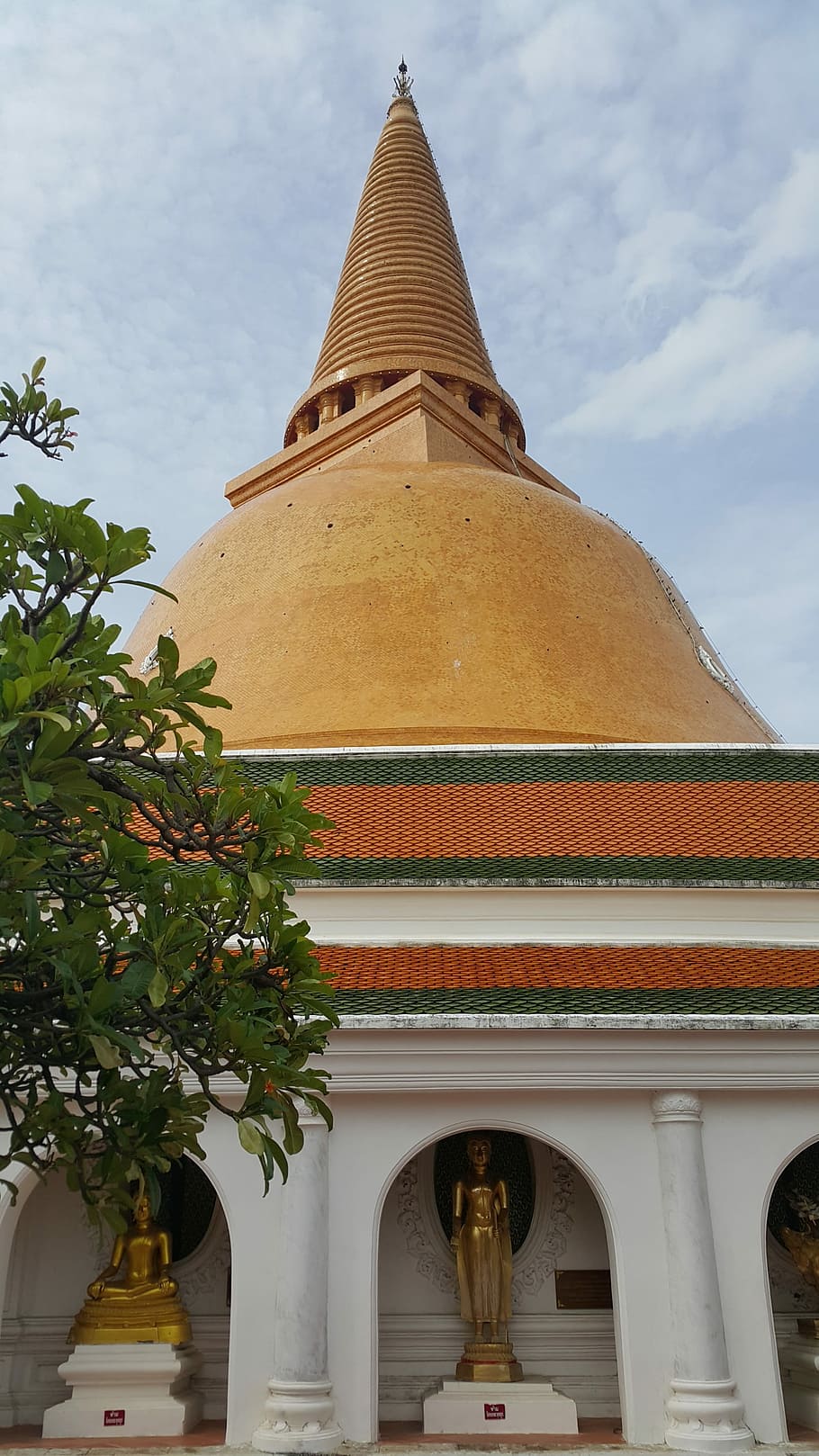 Phra Pathom Chedi, Pagoda, sathup, prapathomjedi, lord, the lord buddha's relics, HD wallpaper
