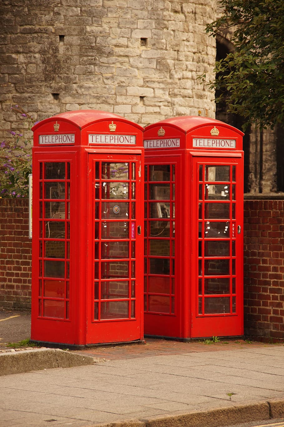 telephone, booth, red, retro, britain, england, box, telephone booth HD wallpaper