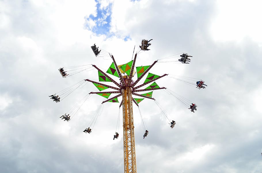 fair, guatemala, september, sky, cloud - sky, amusement park HD wallpaper