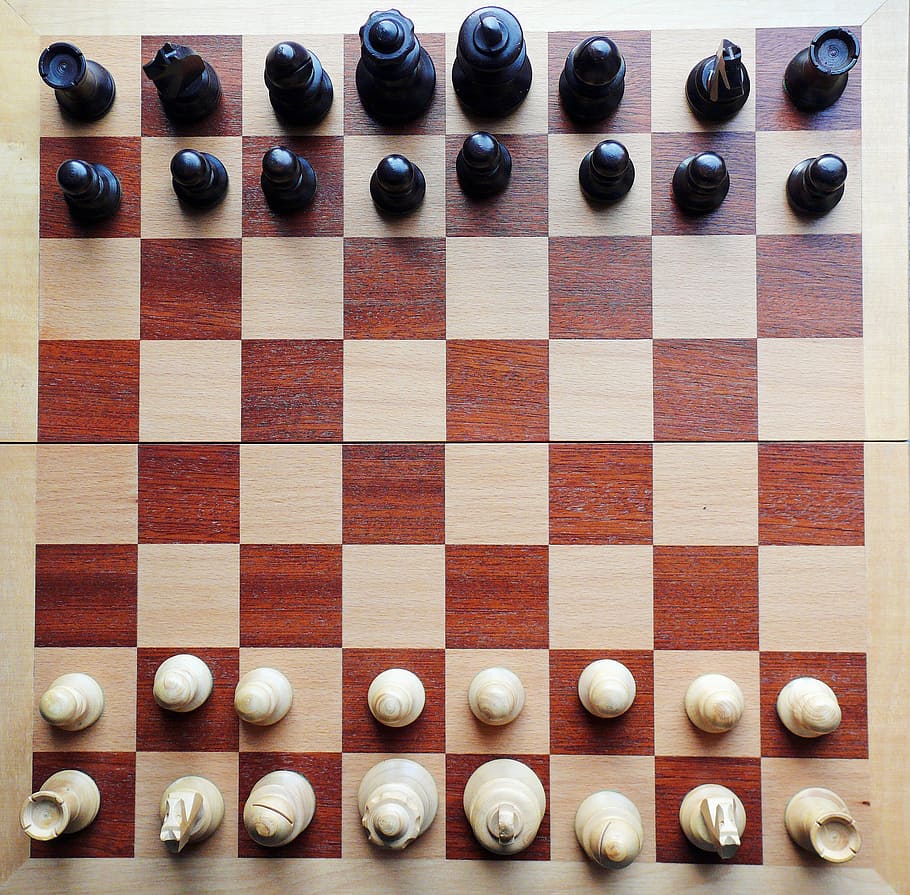 chess, chess board, chess pieces, checkmated, chess game, black