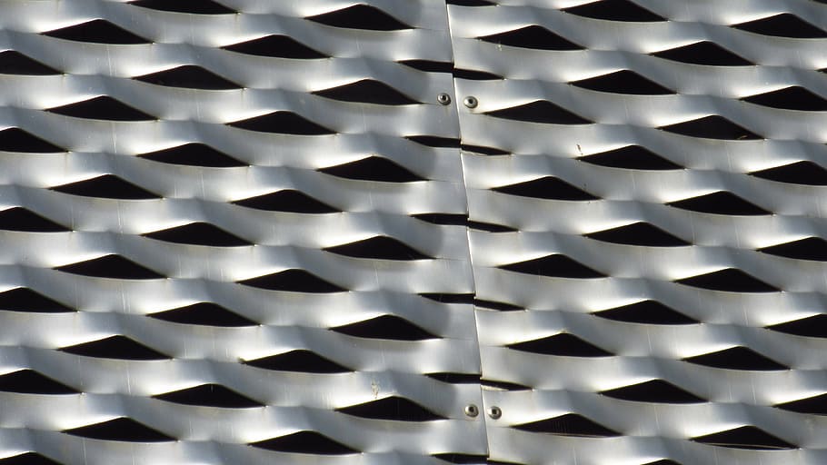 grid, metal, drawn, shiny, gloss, steel grid, regularly, pattern HD wallpaper