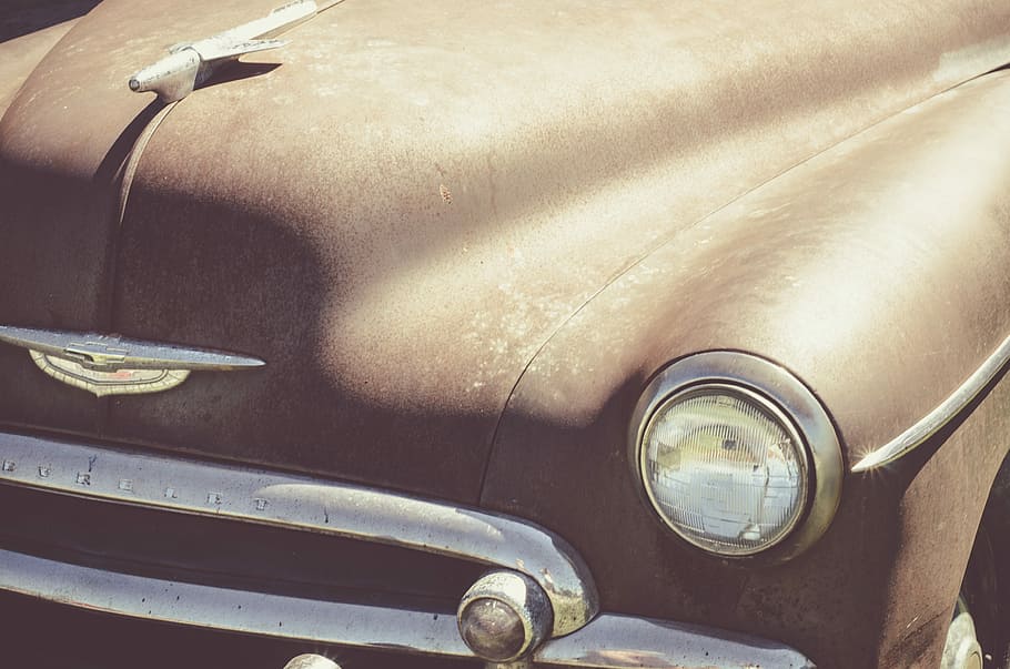 antique, car, rust, vintage, old, vehicle, classic, retro, automobile HD wallpaper