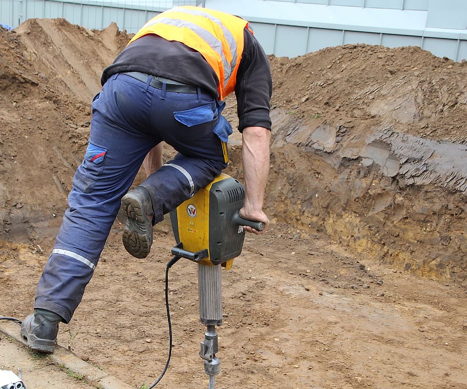 work, construction work, craft, activity, construction machine HD wallpaper