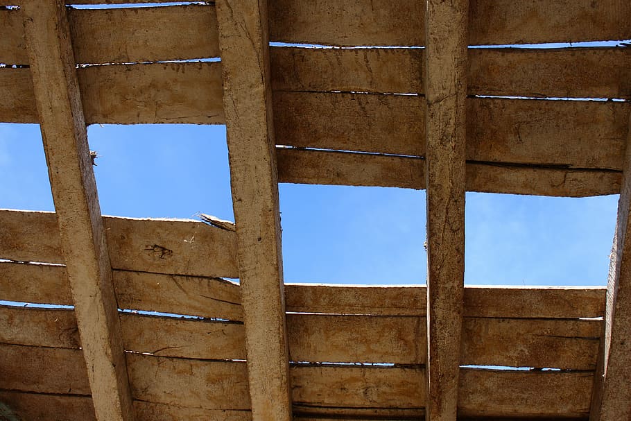 ceiling, old, antiques, wood, architecture, no people, built structure HD wallpaper
