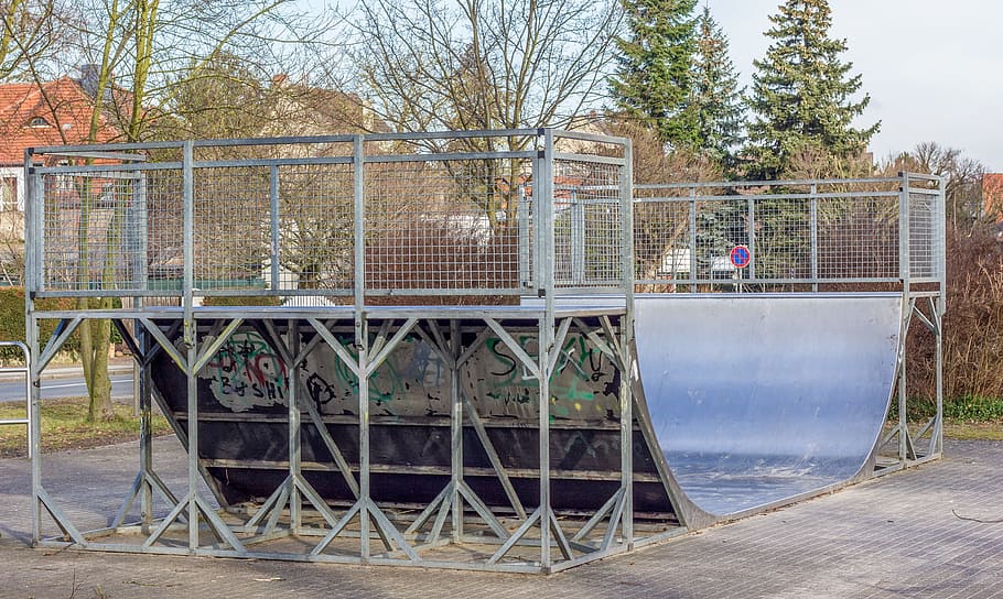 Halfpipe, Skating, Leisure, Drive, Sport, skateboard, architecture HD wallpaper