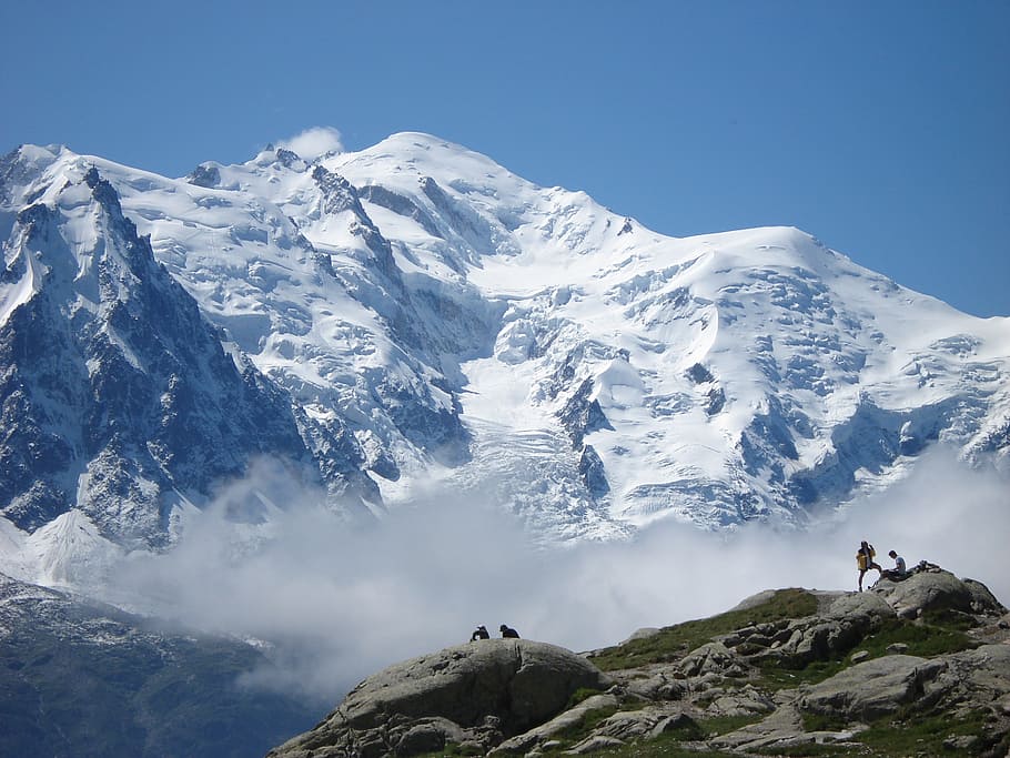 Mt. Everest, aiguille du midi, mont blanc, dome of the snack, HD wallpaper