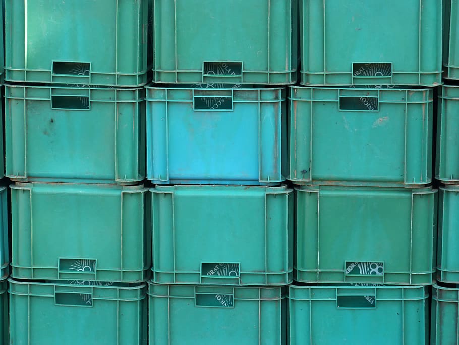 boxes, green, harvest, background, texture, full frame, no people HD wallpaper