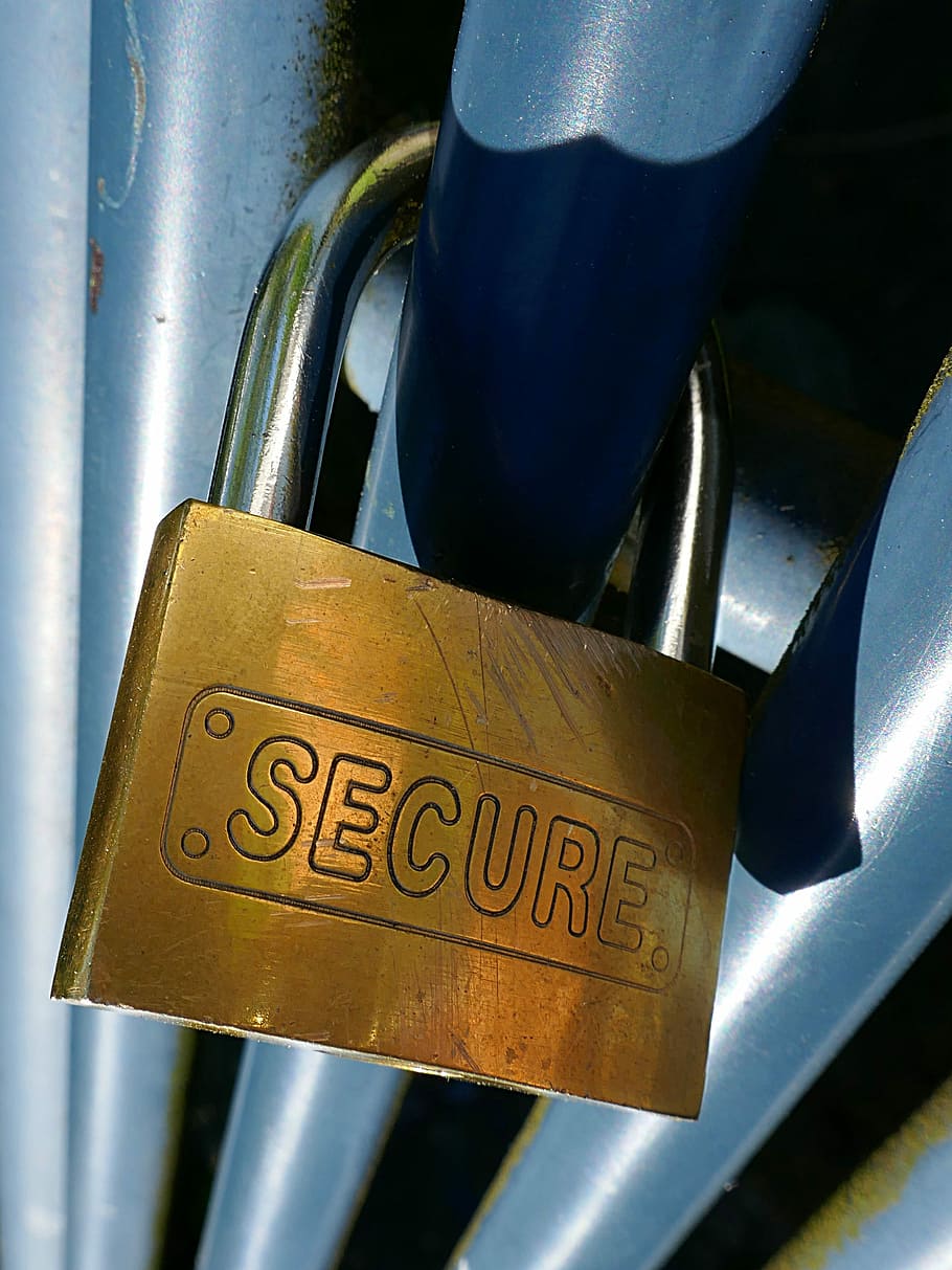 Lock, Security, Secure, Padlock, close-up, gold colored, no people HD wallpaper