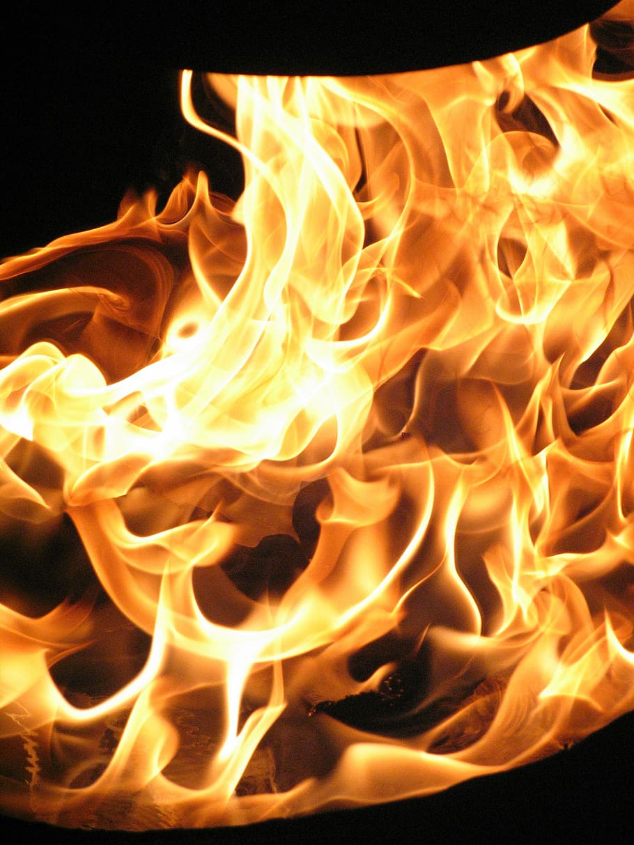 fire, flame, hell, burn, fire - Natural Phenomenon, heat - Temperature HD wallpaper