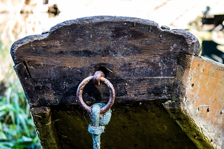 boot, ring, knot, maritime, boat, vintage, metal, day, focus on foreground HD wallpaper