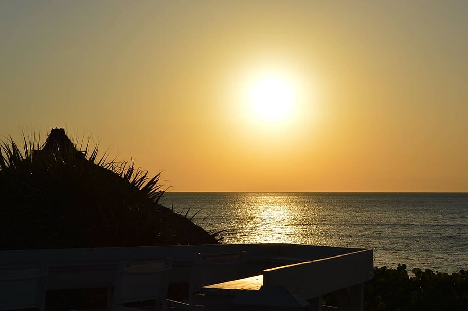 sunset, beach, ocean, beach sunset, water, travel, sky, sea HD wallpaper