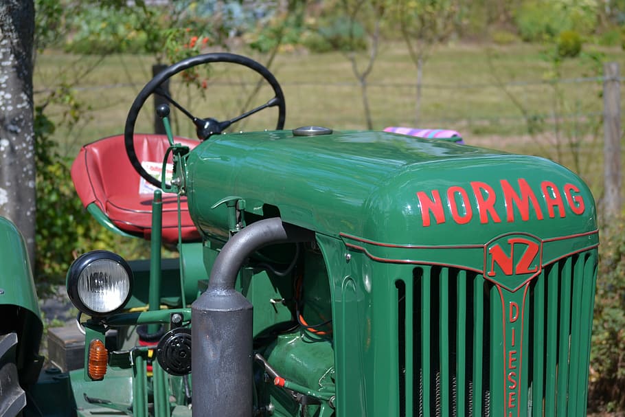 old tractor, normag, vintage, oldtimer, farming, antique, agriculture HD wallpaper