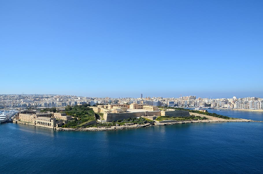malta, city, haven, holidays, travel, summer, cityscape, architecture, HD wallpaper