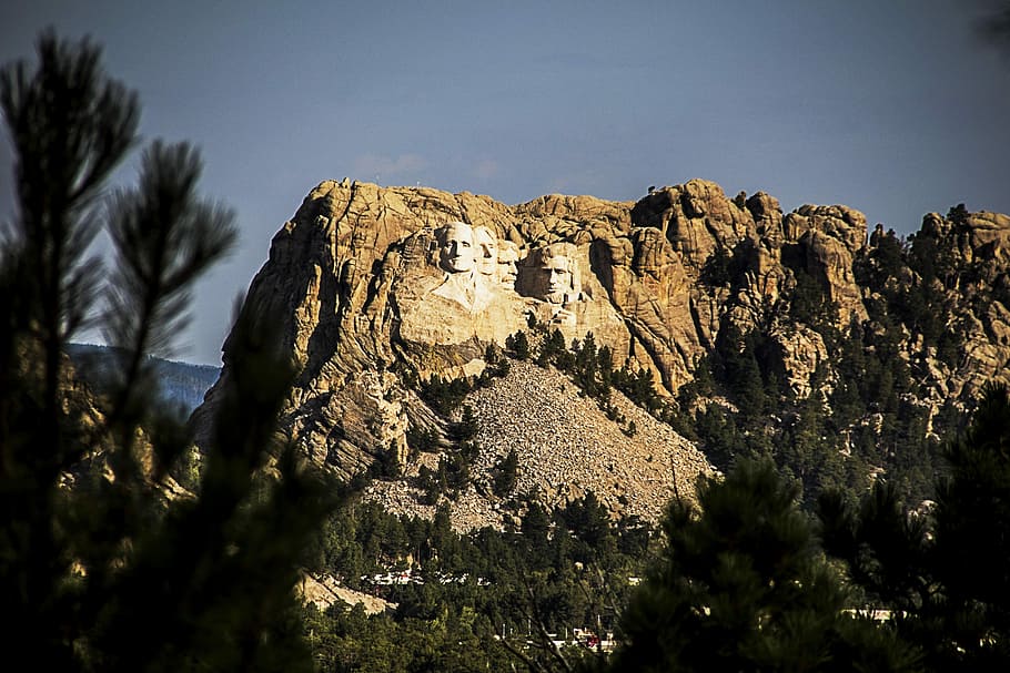 Mount Rushmore national park, mount Rushmore scenery, mountain, HD wallpaper