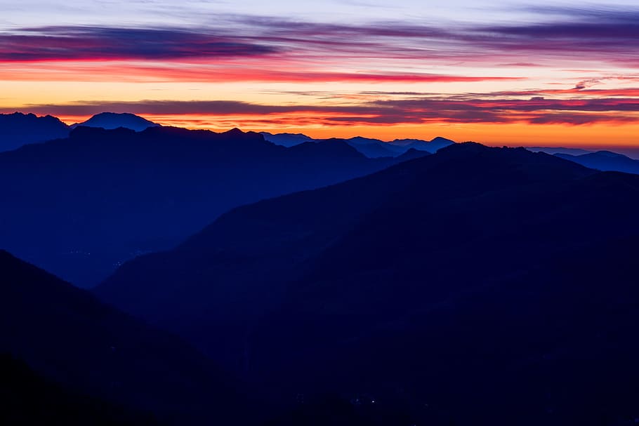 mountain, peak, summit, landscape, nature, clouds, sky, scenics - nature HD wallpaper