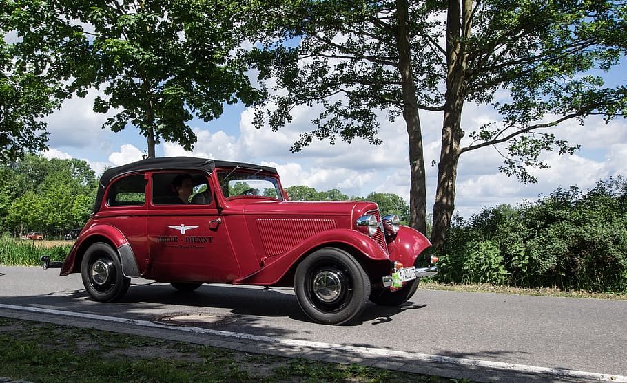 auto, adler, oldtimer, classic, automotive, transport system HD wallpaper