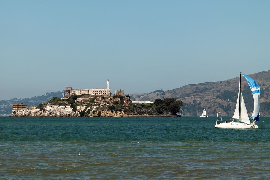 Alcatraz, Prison, Prison, Island, San Francisco, california, HD wallpaper