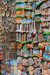 souvenir, memory, kitsch, mitbringsel, decoration, italy, kiosk HD wallpaper