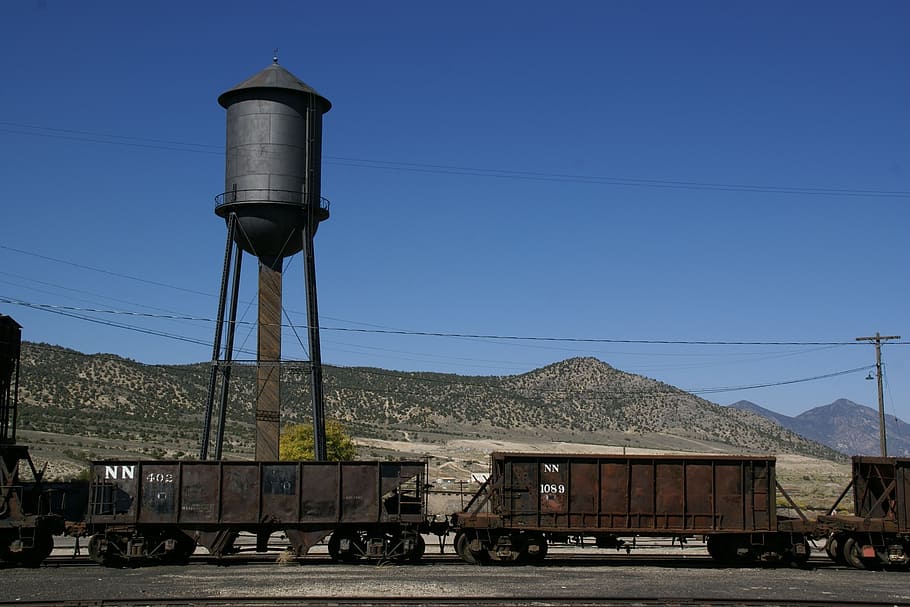 water tower, ely, nevada, station, northern, railway, museum HD wallpaper