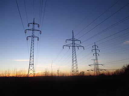 wires, electricity, force, power Line, cable, electricity Pylon HD wallpaper
