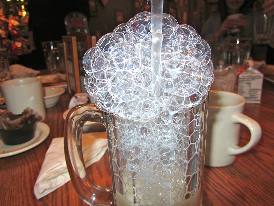 Bubbles, Milk, crazy, food and drink, table, indoors, refreshment HD wallpaper