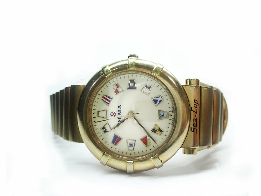 clock, watch, time, gold, luxury, mark, image, number, single object HD wallpaper