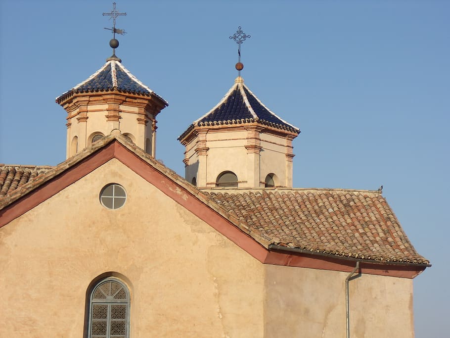 church, dawn, domes, tower, basin, spain, urban landscape, architecture HD wallpaper