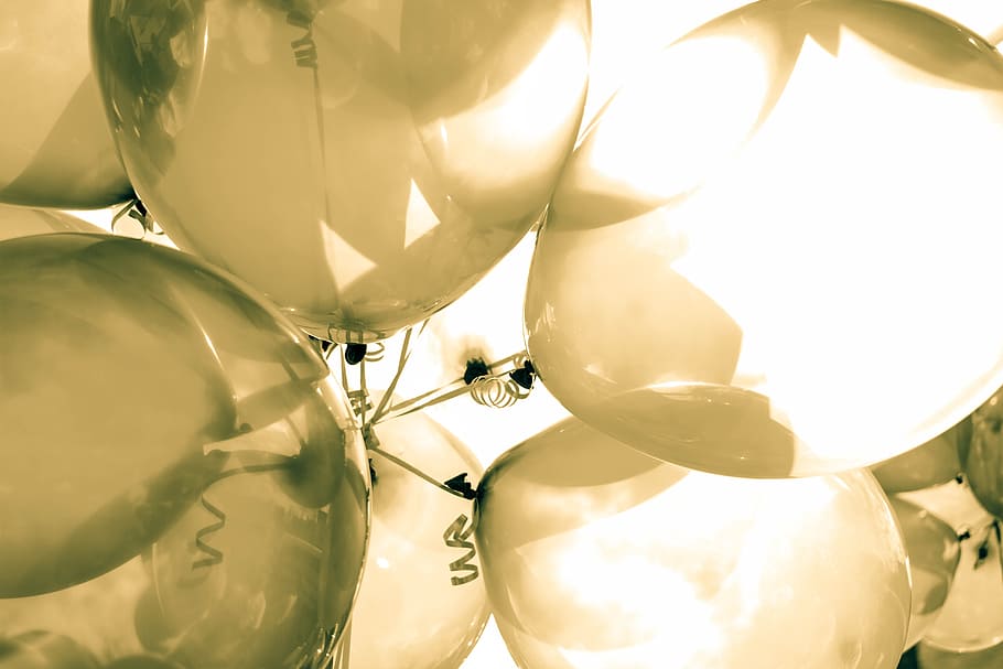 balloon, clear, silver, sunny, day, close-up, no people, full frame HD wallpaper