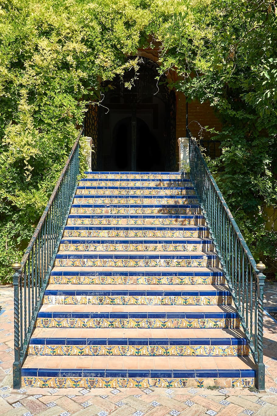 brown and yellow staircase, Stairs, Input, Emergence, gradually HD wallpaper