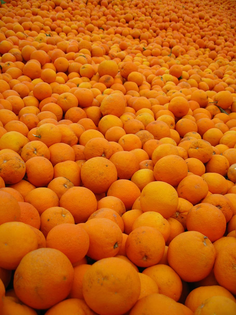 orange, spain, sunny, oranges, citrus, vitamins, fruit market HD wallpaper