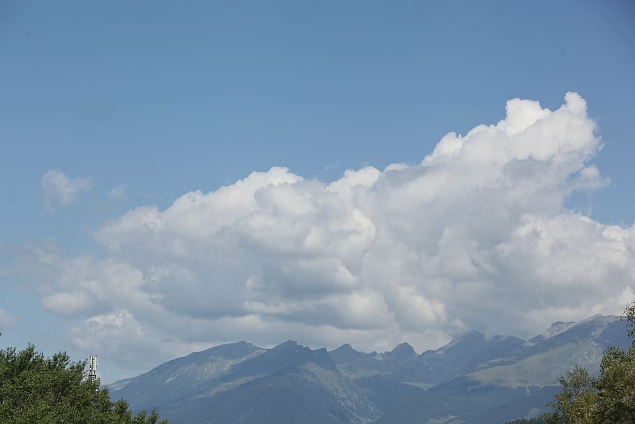 nature, sky, cloud, mountain, cloud - sky, beauty in nature HD wallpaper