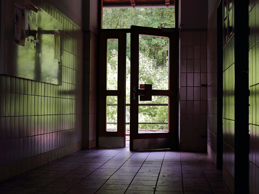 Door, Light, Ruin, Architecture, Input, goal, old, home, mood HD wallpaper