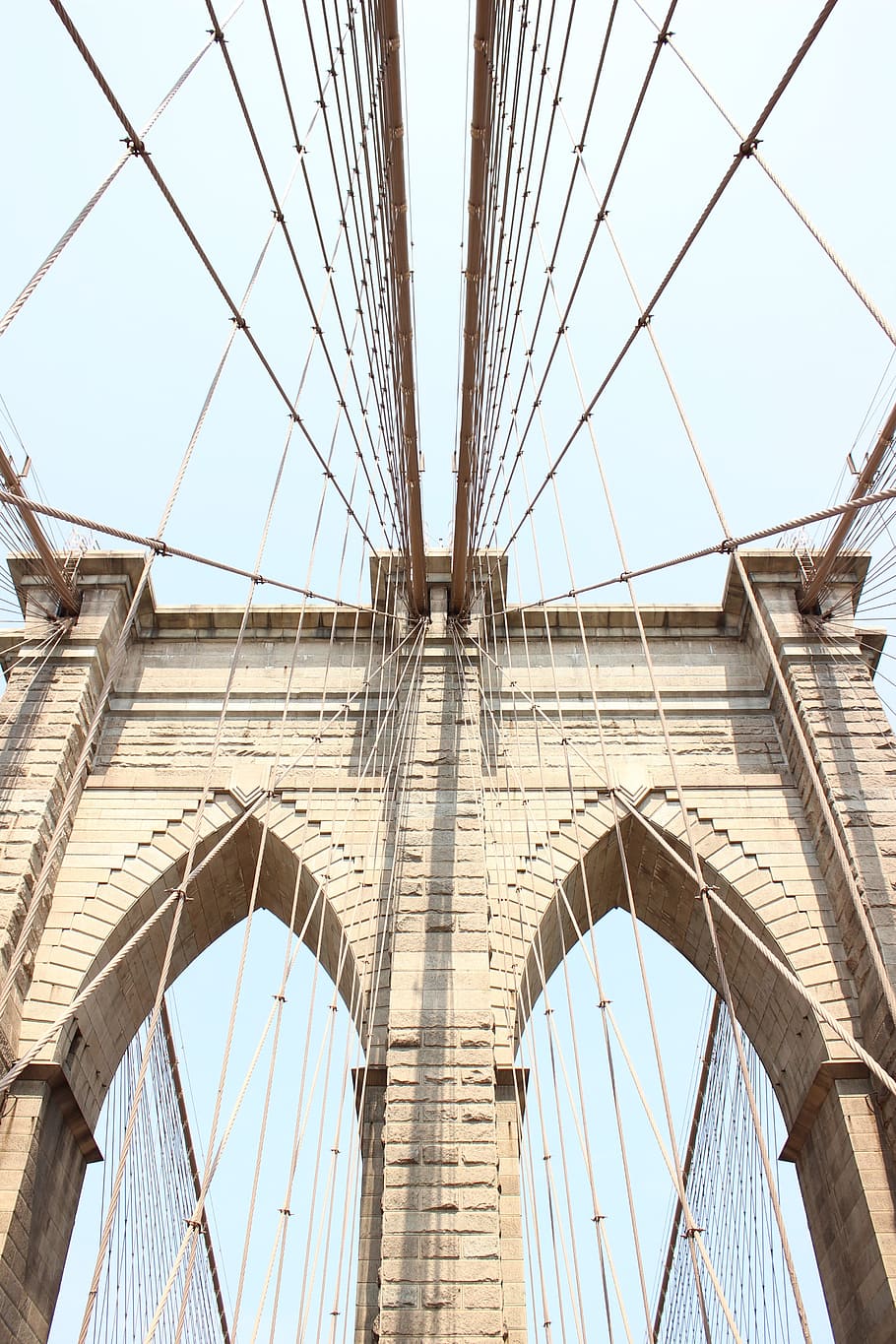 Brooklyn, Bridge, New, York, City, architecture, landmark, cityscape HD wallpaper