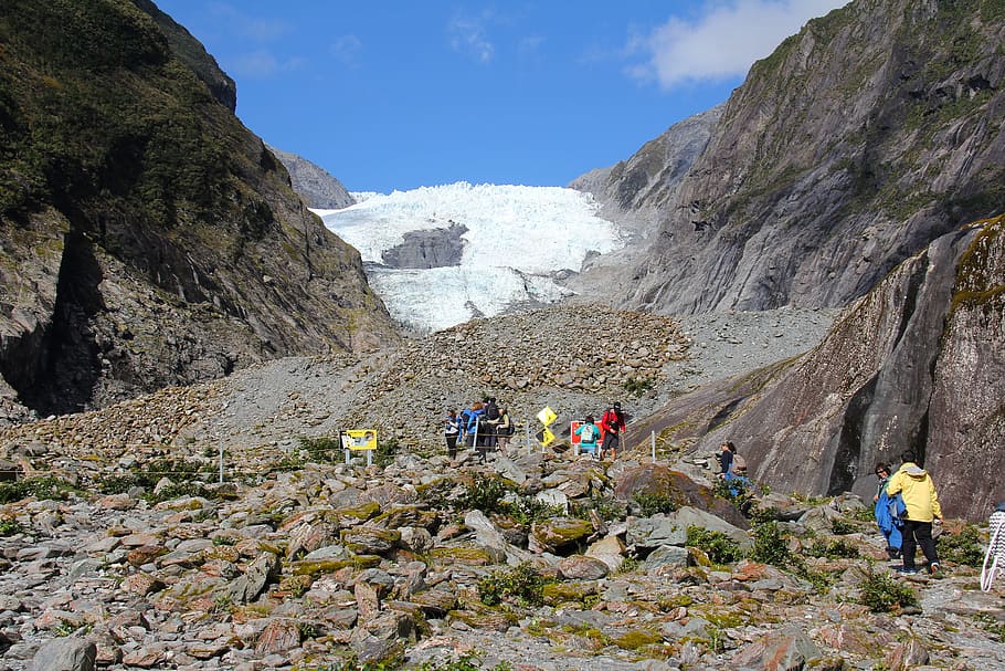 Ice, Glacier, Cold, Walk, Stone, adventure, climbing, scenery HD wallpaper