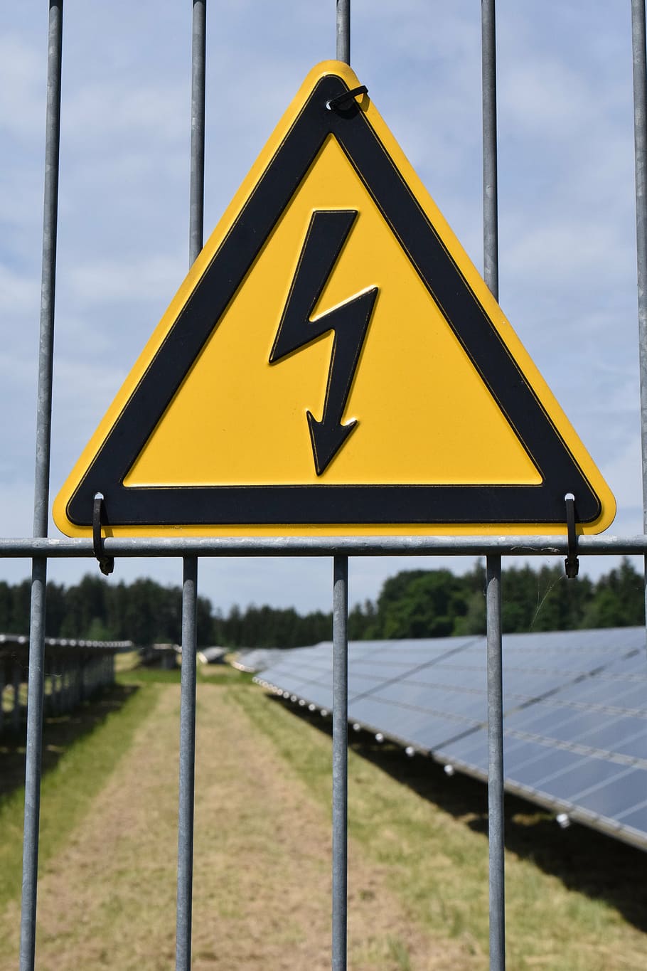attention, current, high voltage, risk, solar, electricity