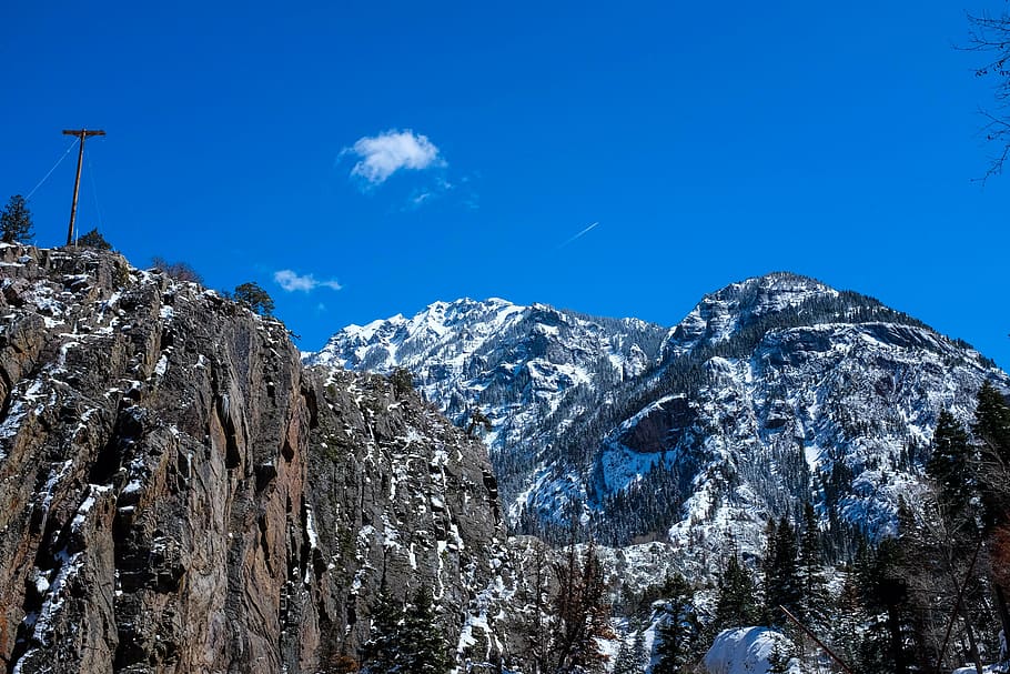 climb, cold, high, hill, ice, landscape, mountain, mountain peak HD wallpaper