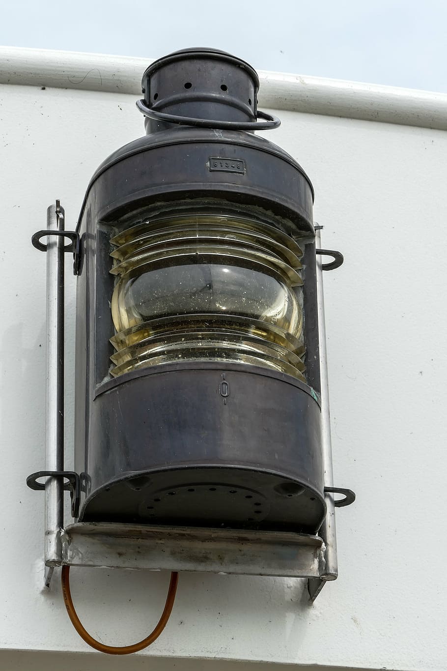 ship lantern, steamer, paddle steamer, water, metal, close-up HD wallpaper