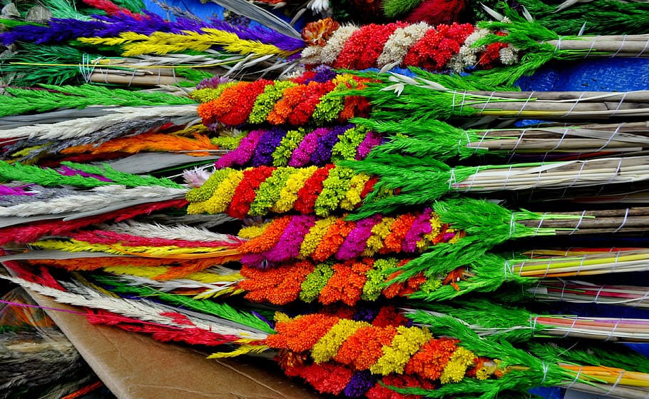 color, crafts, traditional, easter palms, easter holidays, custom HD wallpaper