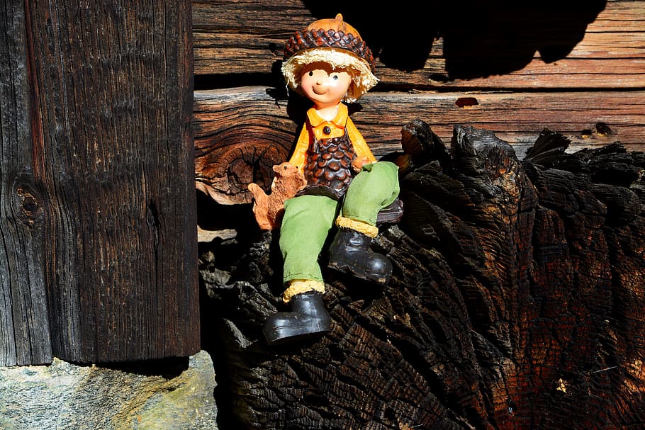 Figure, Males, Doll, Wood, sitting, looking at camera, portrait HD wallpaper