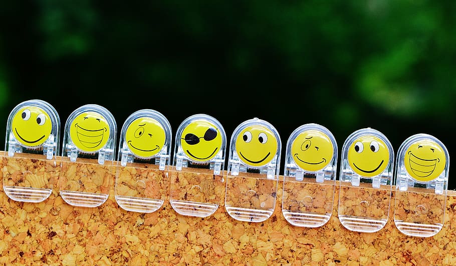 smilies, funny, emoticon, faces, clamp, emotions, side by side, HD wallpaper