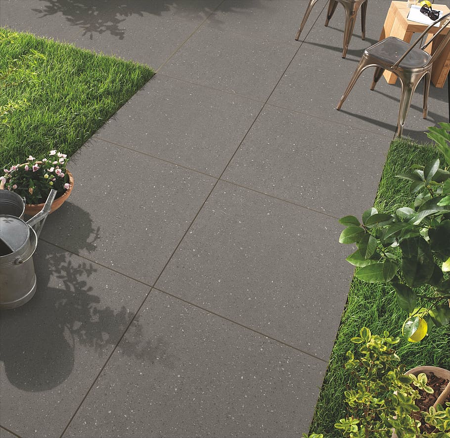 square grey concrete pathway at daytime, tiles, vitrifiedtiles, HD wallpaper